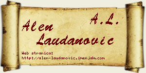 Alen Laudanović vizit kartica